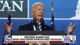 Biden donors withhold $90 million: Report - Fox News
