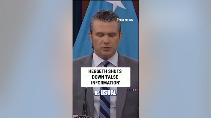 Hegseth SHUTS DOWN 'false information' on Epic Fury