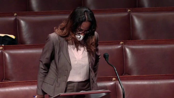 Lawmakers wear masks on House floor to debate $484B stimulus bill