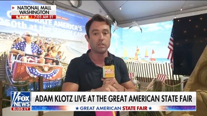 Adam Klotz visits New Jersey pavilion at Great American State Fair