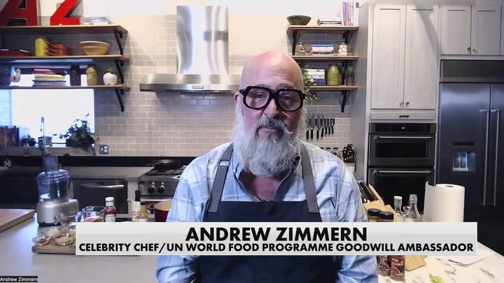 Andrew Zimmern talks Taste of the NFL hunger relief mission and shares Super Bowl recipe