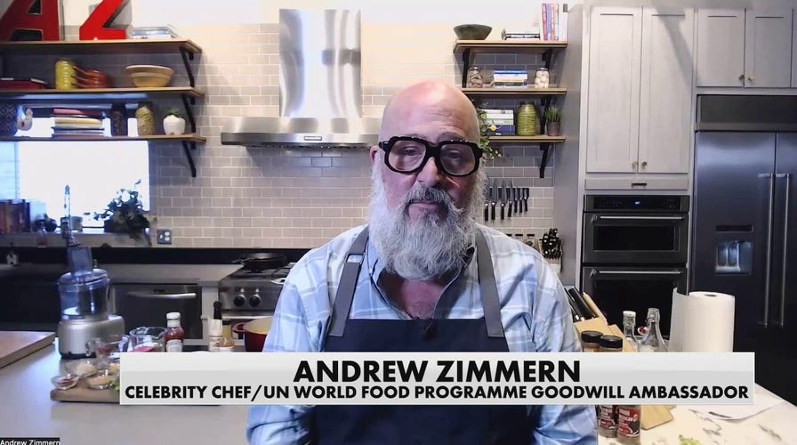 Andrew Zimmern talks Taste of the NFL hunger relief mission and shares Super Bowl recipe