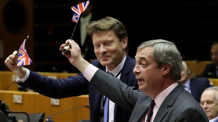 Nigel Farage recounts last day in European Parliament after Brexit