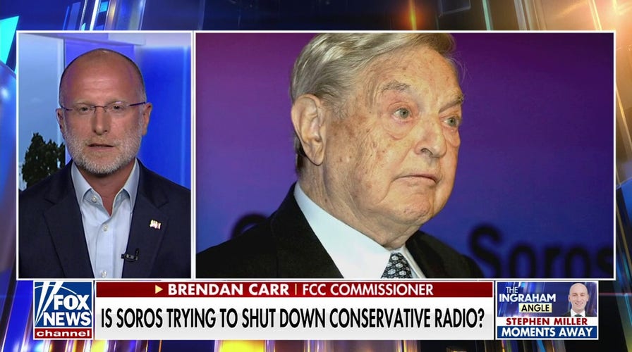 FCC Commissioner Brendan Carr: There is concern over George Soros purchasing Audacy