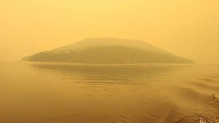 Smoky, yellow haze covers Upstate New York lake as Canadian wildfires impact U.S. - Fox News
