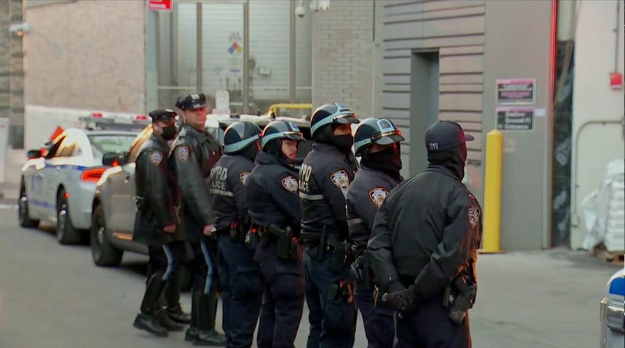 Heartbroken officers escort heroic NYPD cop murdered in line of duty by criminal