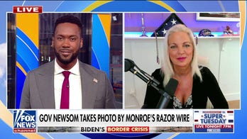Gov. Newsom uses border hole patched by GOP congressional candidate as photo-op