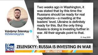 Zelenskyy accuses Putin of 'investing further in war' as Trump's deadline approaches