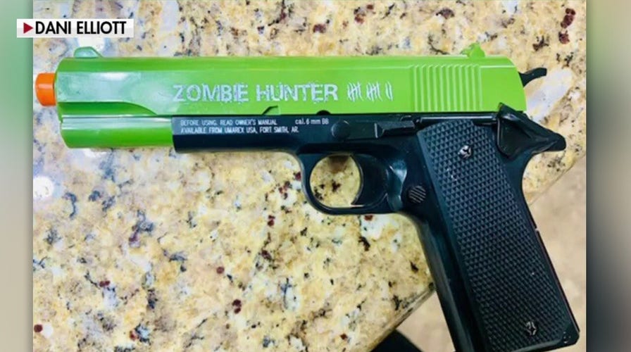 Mother calls suspension of son for showing toy gun during online class 'insane'