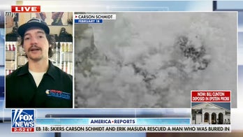 Rescue skier saves man trapped in deep snow at California's Palisades Tahoe