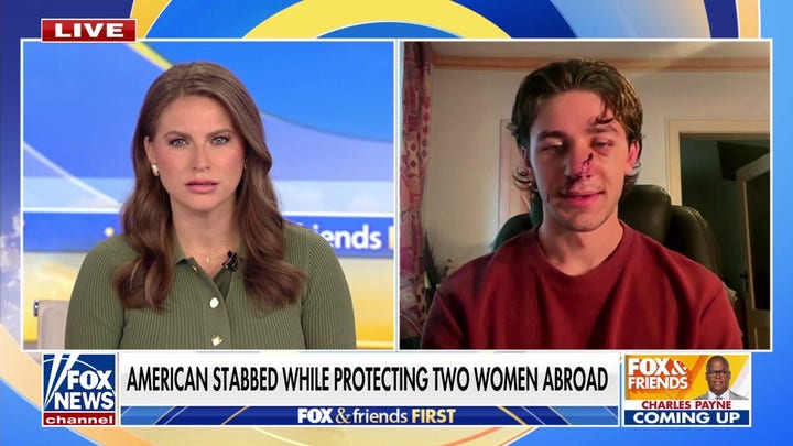 Estadounidense apuñalado en la cara mientras protegía a unas mujeres en un tranvía alemán