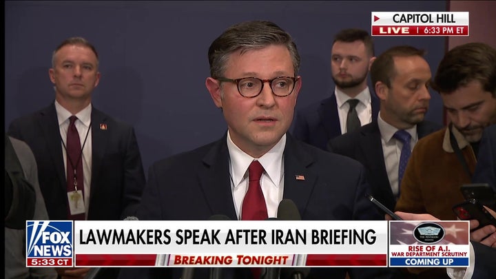 House Speaker Johnson defends Trump's authority on Iran strike