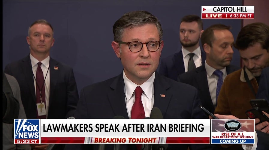 House Speaker Johnson defends Trump's authority on Iran strike