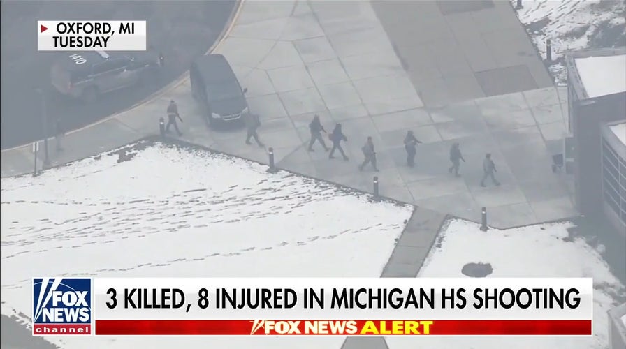 Shooting at Michigan high school kills three and injures eight