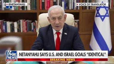 Netanyahu says US, Israeli goals are 'identical'