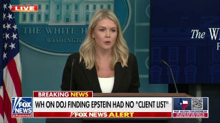 Peter Doocy asks Press Secretary Karoline Leavitt about Jeffrey Epstein files