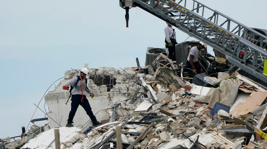 Search and Rescue operations continue at Surfside, FL condo disaster