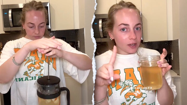 Content creator tests viral Chinese 'boiled apple tea' for skin boost