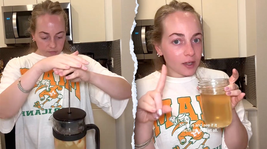 Content creator tests viral Chinese 'boiled apple tea' for skin boost