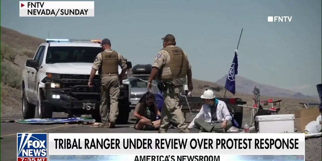 Tribal ranger faces review after plowing through climate protest | Fox ...