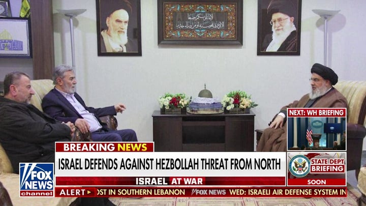 Photo shows top Hamas official meeting with head of Hezbollah