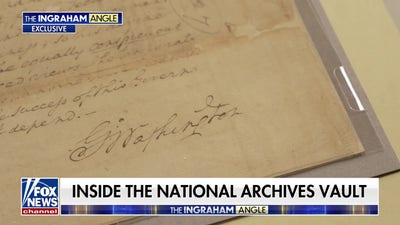 Laura Ingraham explores America's founding documents in National Archives vault