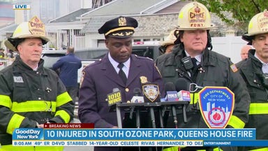 NYPD assistant chief provides update on injured officers after Queens home explosion