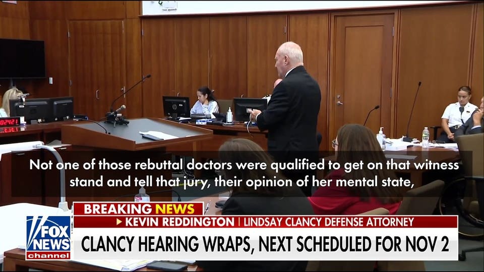 Lindsay Clancy defense seeks case dismissal over double jeopardy claims