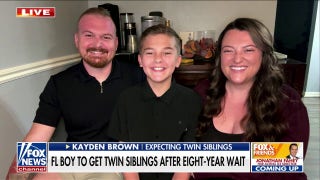 Florida boy brought to tears after learning he will finally be a big brother