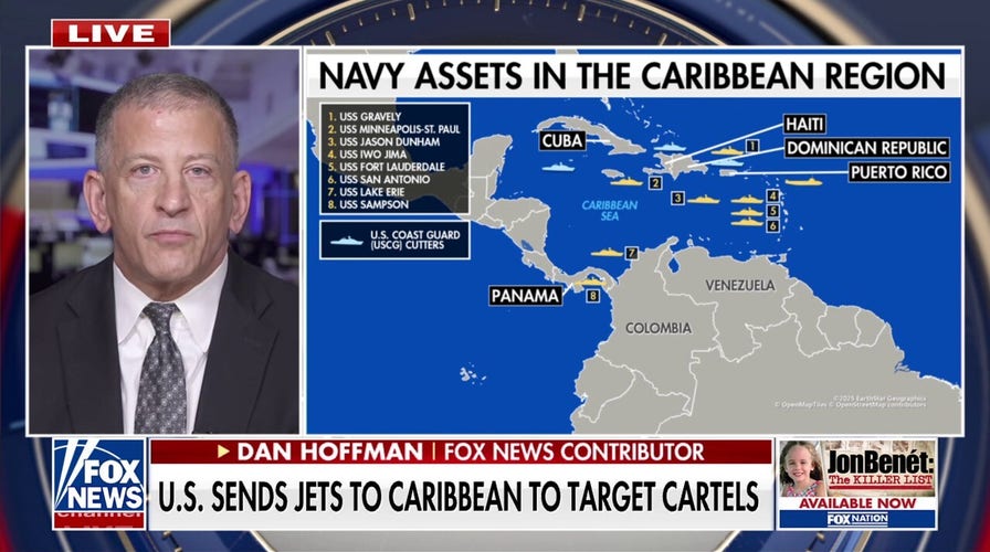 US sends jets to the Caribbean to target drug cartels