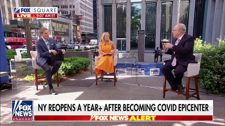 'America's Newsroom' live from FOX Square as NYC reopens