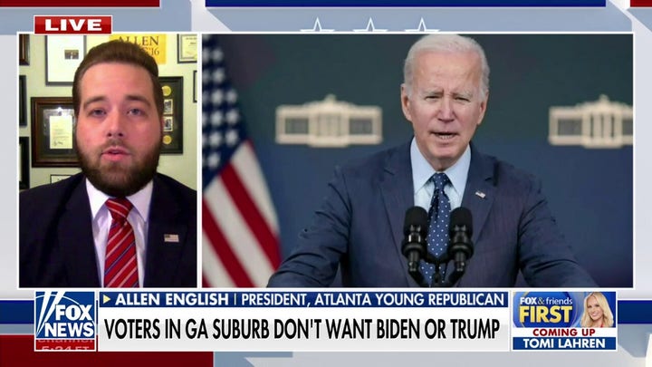 Atlanta suburb voters reject Trump, Biden
