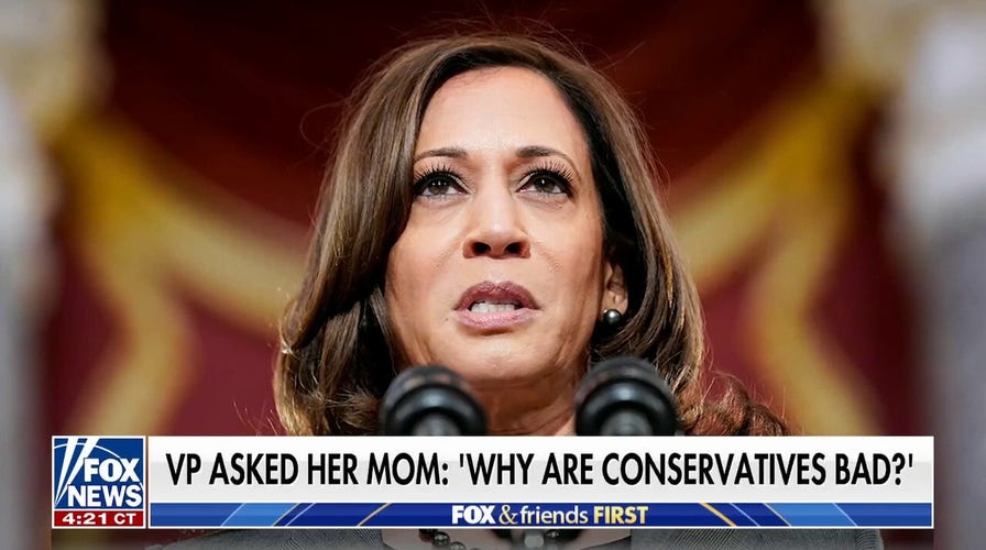 VP Kamala Harris asked her mom as a child: 'Why are conservatives bad?'