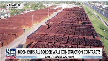 Fox Flight Team footage captures more than $100M in unused border wall materials