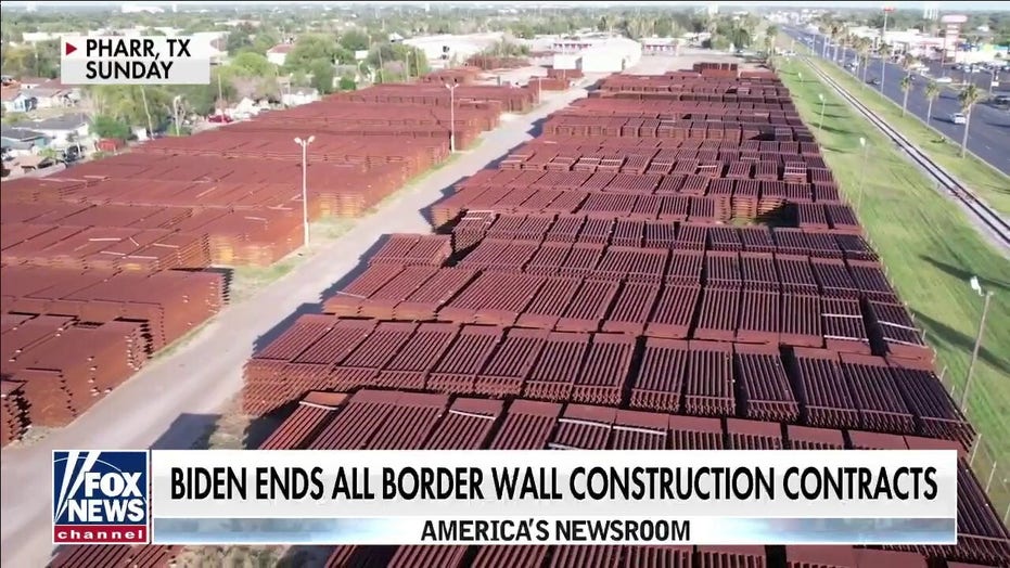 Fox Flight Team Footage Captures More Than $100M In Unused Border Wall ...