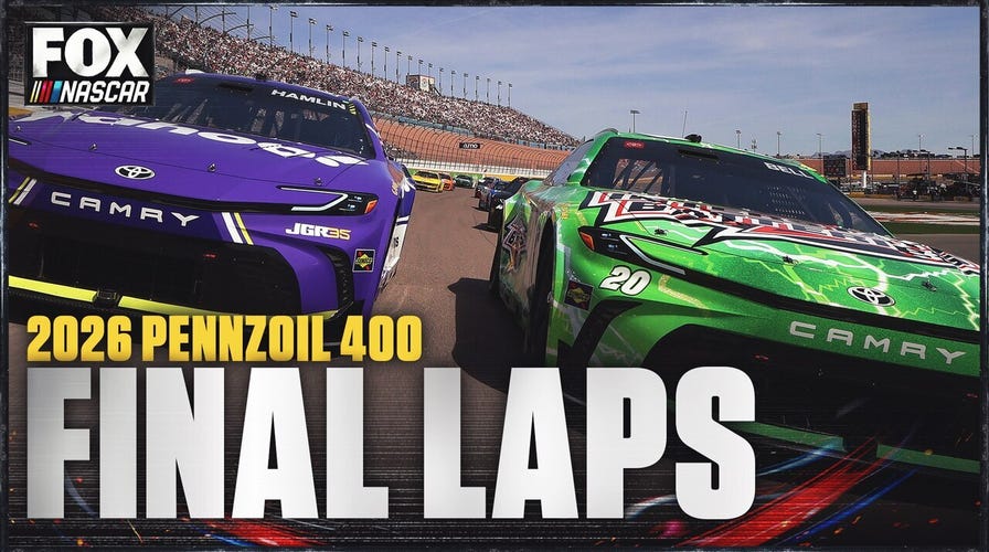  Denny Hamlin takes the checkered emblem  astatine  Pennzoil 400 successful  Las Vegas 🏁 NASCAR connected  FOX