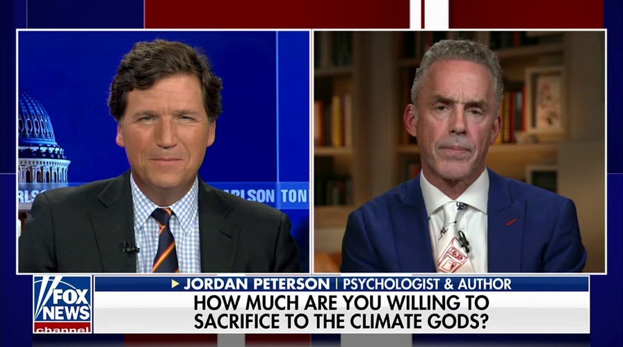 Jordan Peterson tells Tucker the religious structure behind the climate cult of the left