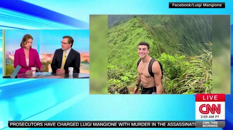 CNN host suggests they 'drop the banner' covering shirtless photo of alleged CEO murderer Luigi Mangione