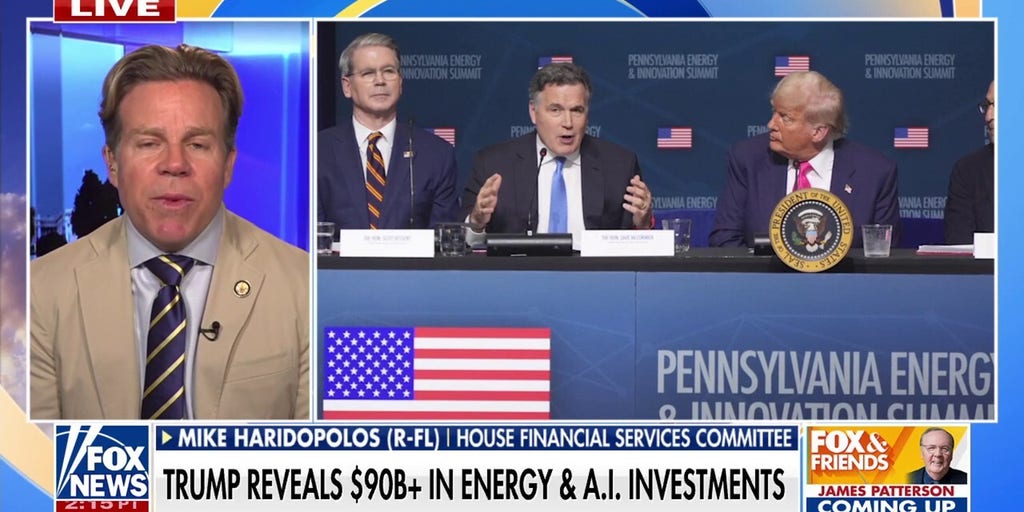 Trump praises more than $90 billion investment in AI, energy