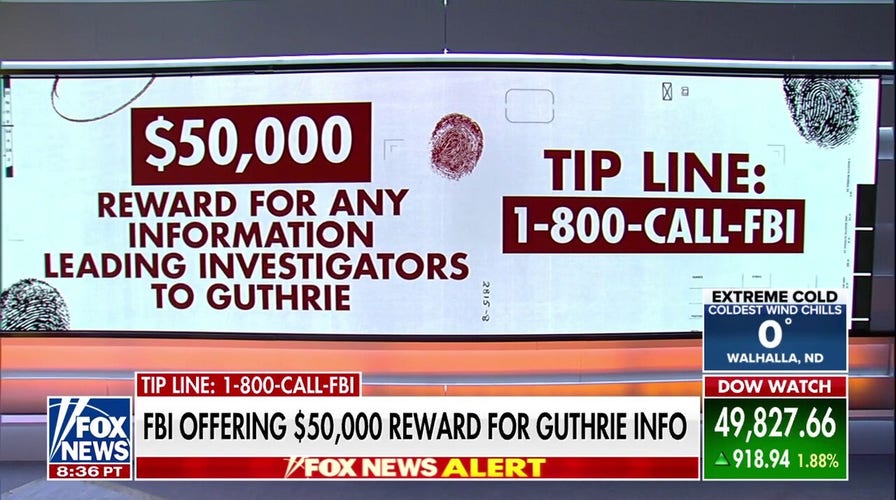 Nancy Guthrie disappearance: FBI, White House assist search, analyze ransom note