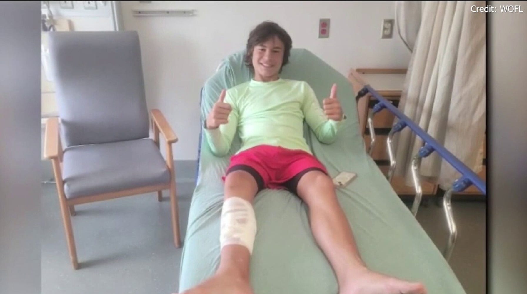 Teenager Escapes Rare Shark Bite, Remains Unfazed