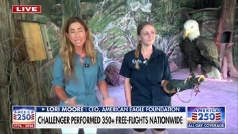 'Most famous bald eagle' Challenger celebrates America's 250th anniversary