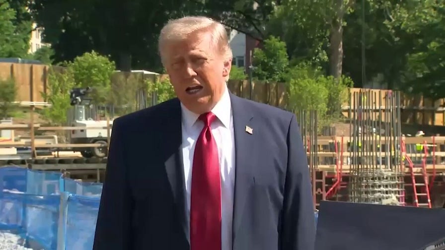 Trump pulls back curtain on White House Ballroom renovation, giving press inside peek
