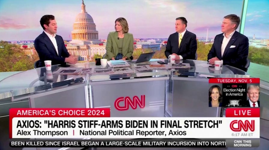 Harris campaign doesn't believe President Biden is 'helpful' in final stretch, Axios reporter says