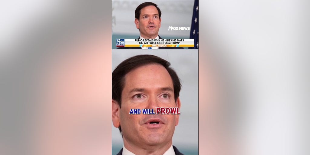 WATCH: Rubio reveals why he hides naps from Trump