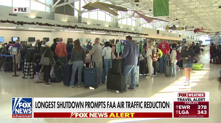 Pressure mounts on lawmakers to end shutdown as aviation delays snowball
