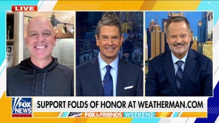 Weatherman presents $25,000 to fund Folds of Honor scholarships