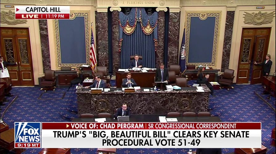 Trump's 'big, beautiful bill' moves past key Senate procedural vote 