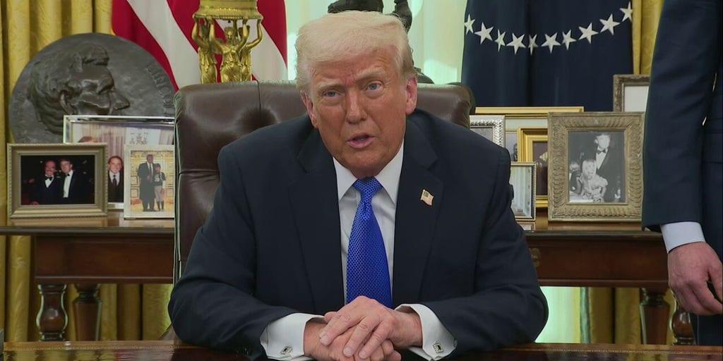 Trump called U.S.-Canada border an 'artificial line' during Oval Office exchange