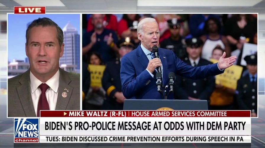 Rep. Michael Waltz: How about Biden gets some courage?